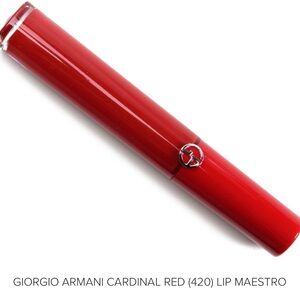 Giorgio Armani Lip Maestro in 420 Cardinal Red
